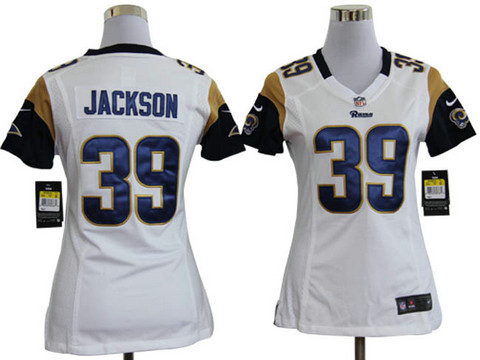 St. Louis Rams 39 steven jackson White Game nike nfl Womens Jerseys